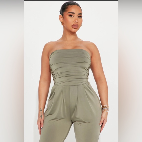 Kelli Jumpsuit Sage - Picture 2 of 3